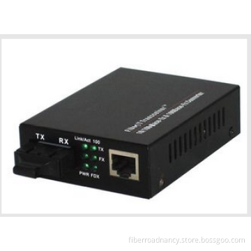 Multi-mode Fiber Media Converter RJ45 with 10m / 100M